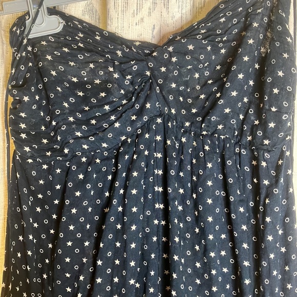 Etoile Isabel Marant vintage cotton star print bandeau jumpsuit 1= xs/s - Picture 2 of 11